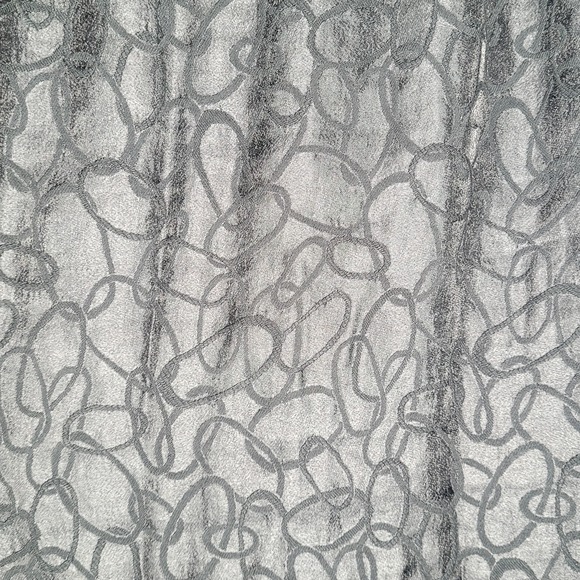 Sz 14 Black Burnout Goth Whimsigoth Whimsical Knee Length Peplum Skirt - Picture 2 of 6